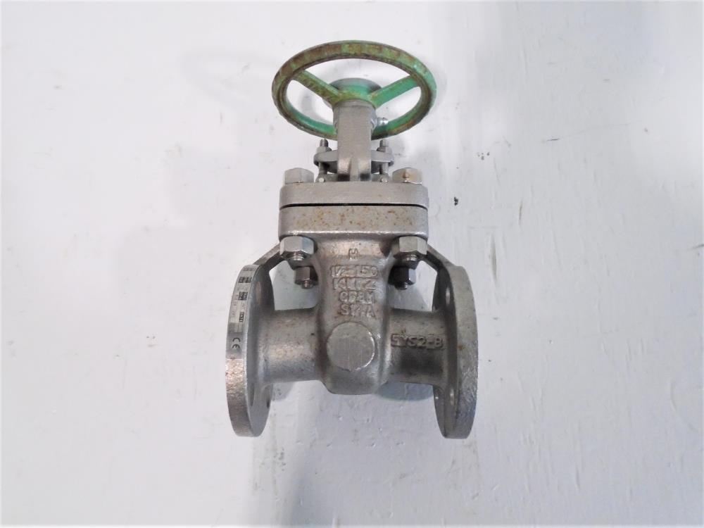 Kitz 1-1/2" 150# CF8M Gate Valve, Fig# 150UMHAMT